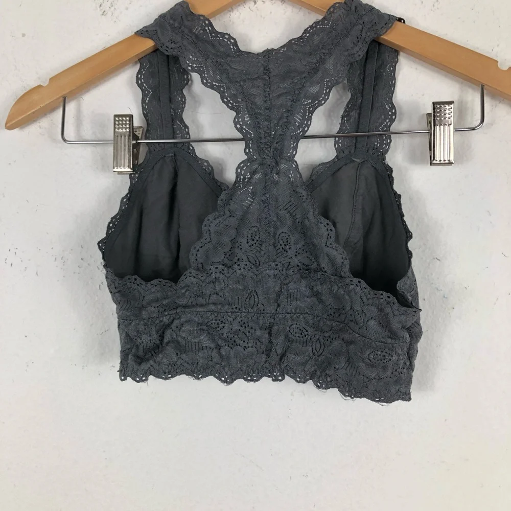 Felina Lace Gray Bralet Size S - Picture 4 of 7